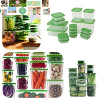 BỘ HỘP NHỰA 17 MÓN ĐỰNG ĐỒ ĂN, THỰC PHẨM TƯƠI SỐNG