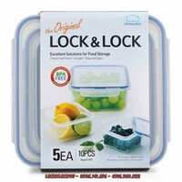 Bộ Hộp Nhựa Bảo Quản Thực Phẩm Lock&Lock HPL980CLQ5