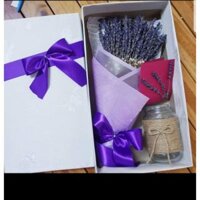 Bộ Hộp Quà Hoa Khô Lavender