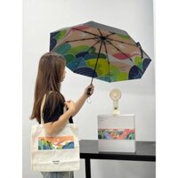 Bộ hộp quà tặng Honor Gift - Ô dù , Túi vải , Quạt cầm tay