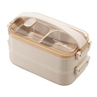 Bộ hộp thực phẩm 2 tầng có quai xách Tafuco T5223