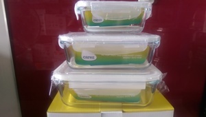 Bộ hộp thủy tinh giữ nhiệt Carez GCC538