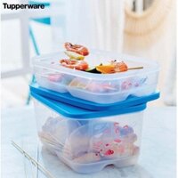 Bộ hộp trữa mát nhựa nguyên sinh cao cấp Tupperware Cool mate (2 hộp) trong suốt hạn chế trầy xước - xếp chồng tiện lợi