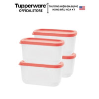 Bộ hộp Tupperware Mini Rectangular 250ml (4 hộp) - Hàng chính hãng