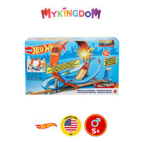 Bộ Hot Wheels đường đua xoắn ốc cực đại
