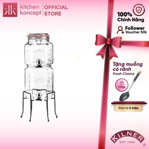 Bộ hủ thủy tinh có vòi Kilner - 3 món