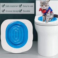 Bộ huấn luyện mèo đi vệ sinh trong toilet - có thể tháo rời - tái sử dụng nhiều lần