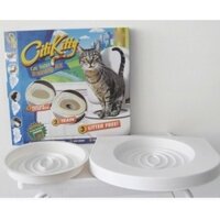 Bộ Huấn Luyện Mèo Đi Vệ Sinh Trong Bồn Toilet
