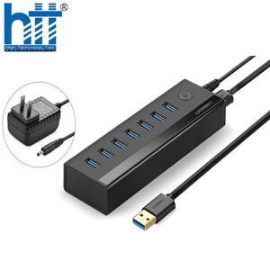 Bộ HUB chia 7 Cổng USB 3.0 Có Nguồn 5V/2A Ugreen 40522