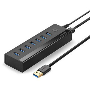 Bộ HUB chia 7 Cổng USB 3.0 Có Nguồn 5V/2A Ugreen 40522