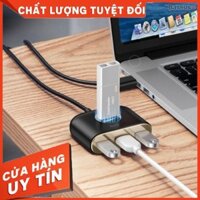 Bộ HUB chia cổng USB Baseus Square Round 4 in 1 ( Type C/ USB 3.0 to USB3.0*1+USB2.0*3 Smart Adapter)