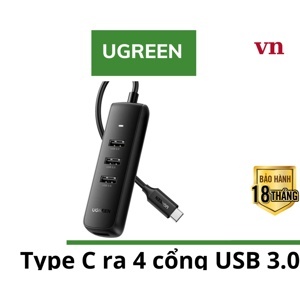 Bộ Hub chia USB 3.0 ra 4 cổng USB 3.0 Ugreen 10915