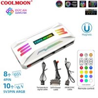 Bộ Hub Coolmoon PA-1 Dùng Cho Fan Led RGB Có Điều Tốc PWM - Hỗ Trợ Sync Main