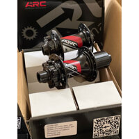 Bộ Hub, đùm, Moay ơ xe đạp ARC MT009 phanh đĩa 100 - 135mm chuẩn Qr 28H, 32H
