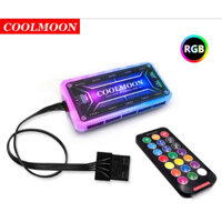 Bộ Hub V.2 Aura Sync Coolmoon RGB cho máy tính hàng nhập khẩu