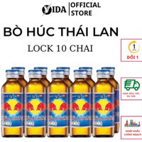 Bò Húc Thái Chai Thuỷ Tinh Dây 10 Chai Thơm Ngon - Ngọt Thanh Không Gắt SP200011