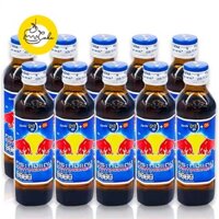 Bò Húc Thái Lan Redbull 10 Chai Thủy Tinh