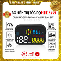 Bộ HUD Ôtô M21 Radar Cổng OBD GPS Hiển Thị Tốc Độ Thông Tin Lên Kính Lái Xe Hơi