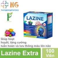 Bổ huyết dưỡng não Lazine Extra - Giúp làm giảm và cải thiện đau đầu, hoa mắt chóng mặt, ù tai, suy giảm trí nhớ