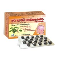 BỔ HUYẾT DƯỠNG NÃO Vinaphar - Hộp 100 viên- Hoạt huyết dưỡng não dùng cho người làm việc tri óc căng thằng.