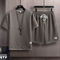 bộ hydrogen nam set hè Áo thun ngắn tay mẫu mới mùa hè bộ hai chiếc quần short nam rộng rãi bộ đồ thể thao nhanh khô đẹp trai