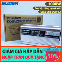 Bộ Inverter SUOER 12V 1500W SAA-1500AF Kích Điện Sin Chuẩn Bỏa Hành 2 Năm