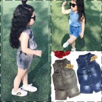 Bộ Jean gile khỏe khoắn bé trai và gái size 2-8 (10-22kg)