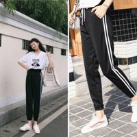 Bộ Jogger Line Phối Áo Thun Tay Lỡ I Hate Unisex S5