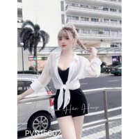 Bộ jum đùi cúp viền+sơ mi