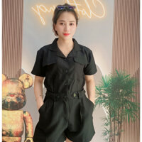 BỘ JUMPSUIT CỔ SƠ MI LIỀN QUẦN
