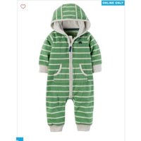 Bộ jumpsuit kẻ xanh carters