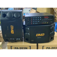 Bộ Karaoke Gia Đình gồm Amly 203N (12so ) AC (tossiba) & đôi loa BMB 850( bass25 )từ Nam châm kép