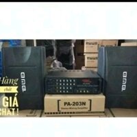 Bộ karaoke gồm amply 8 sò bluetooth và đôi loa bass 25