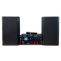 BỘ KARAOKE GỒM LOA SAMSON SA 712 & ĐẨY KOMI K-2800, VANG SỐ KOMI K-20 PLUS, MICRO KOMI K-10 PLUS