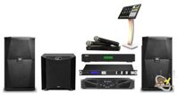 Bộ karaoke JBL XS10Loa+Power Ampli Crown XTi 4002+Vang số Boston Acoustics BA X8