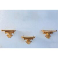 Bộ kệ bàn thờ quả trám treo tường bằng gỗ thông - bàn thờ công giáo , trang trí bàn thờ