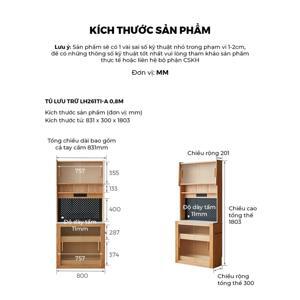 Bộ kệ gỗ trang trí hộc Tivi KG141
