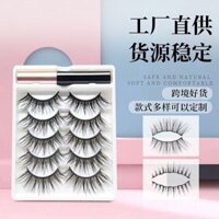 Bộ kẻ mắt dạng lỏng lông mi từ tính 5 cặp lông mi nam châm