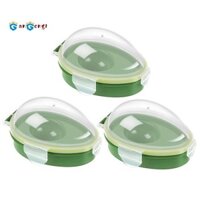 Bơ Keeper 3 Miếng Có Thể Tái Sử Dụng Bơ Hộp Bảo Quản Cá Nhân Bơ Saver Bơ Bơ Pod Bơ Bơ