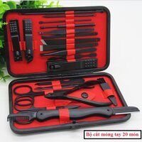 BỘ KỀM CẮT MÓNG TAY TIỆN DỤNG - BỘ KÌM BẤM MÓNG TAY 20 MÓN