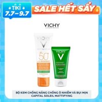 Bộ Kem Chống Nắng Chống Ô Nhiễm Và Bụi Mịn VICHY Capital Soleil Mattifying