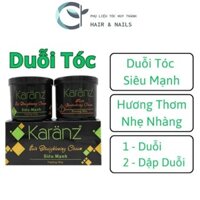 Bộ kem duỗi Siêu mạnh hương nhẹ Karanz Hair Straightening Set 600ml x 2 hũ dành cho tóc khỏe