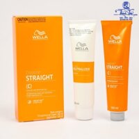 Bộ kem duỗi tóc Wella Creatine Straight 100ml x2 [ New ]