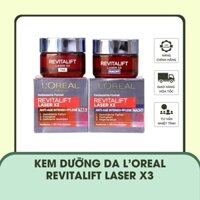 Bộ Kem Dưỡng Da L'Oreal Revitalift Laser x3 Ngày Đêm Chống Lão Hóa Và Giảm Thiểu Nếp Nhăn 50ml