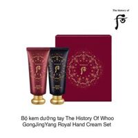 Bộ kem dưỡng tay The History Of Whoo GongJingYang Royal Hand Cream Special Set (2 món) (Hộp)