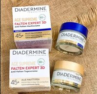 Bộ kem dưỡng trắng da và chống nhăn Diadermine Falten Expert 3D.