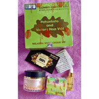 Bộ Kem Hoa Việt Hải Thảo Victory Ngọc Trai Pahueketo Làm Trắng Da Giảm Thâm Nám