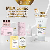 Bộ Kem - Kem Chống Nắng Đa Tầng + Kem Face Vitamin C + Serum Vitamin C