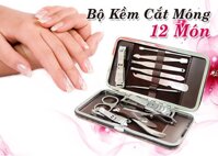 Bộ kềm làm móng đa năng 12 món (loại to) bộ kềm cắt móng 12 chi tiết bộ bấm móng tay móng chân bo kem lam mong da nang 12 mon bo kem cat mong 12 chi tiet bo bam mong tay mong chan