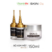 Bộ Kem Mắt Peptide + Platinum Skin O2 - Giảm Thâm, Căng Bọng Chống Lão Hoá Mắt